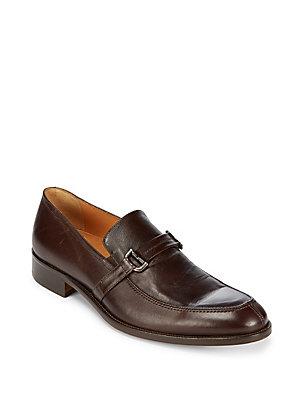 Saks Fifth Avenue Textured Leather Loafers