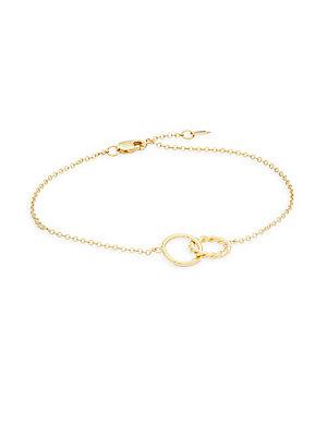 Saks Fifth Avenue 14k Gold Plain Twist Bracelet
