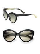 Balenciaga 56mm Acetate Cat's-eye Sunglasses