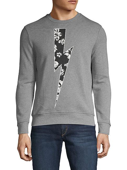 Neil Barrett Graphic Cotton-blend Sweatshirt