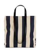 French Connection Amari Utility Striped Canvas Tote