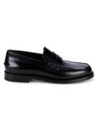 Burberry Bedmont Leather Loafers