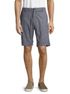 Civil Society Buttoned Cotton Blend Shorts