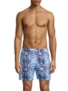 Jared Lang Printed Swim Shorts