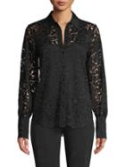 L'agence Embroidered Lace Shirt
