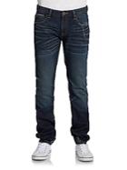 Cult Of Individuality Rocker Slim-fit Distressed Jeans