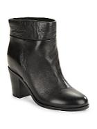 Kenneth Cole Leather Ankle Boots