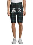 Icecream Plaid Walking Shorts