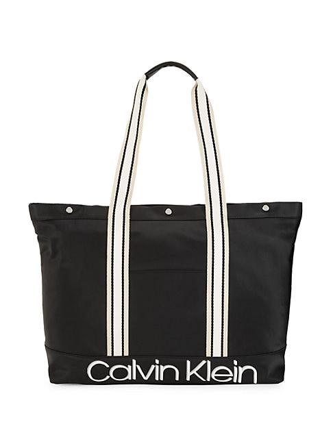 Calvin Klein Logo Top-zip Tote