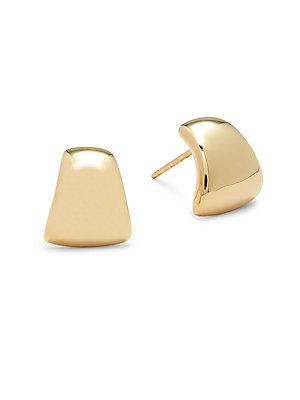 Saks Fifth Avenue 14k Yellow Gold Wrap Hoop Earrings/0.4