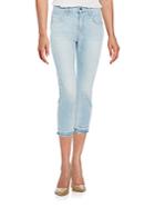7 For All Mankind Cropped Relaxed Skinny Jeans