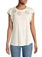 Rebecca Taylor Emilie Embroidered Tee