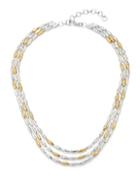Gurhan 24k Gold Vermeil And Sterling Silver Wheat Necklace