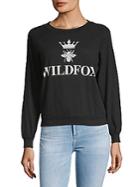 Wildfox Graphic Cotton Sweatshirt