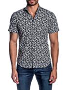 Jared Lang Floral Short-sleeve Button-down Shirt