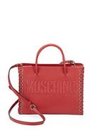 Moschino Lace Sides Leather Tote