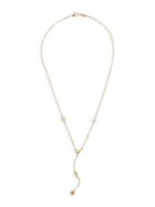 Lana Jewelry 14k Yellow Gold Disc Lariat Necklace