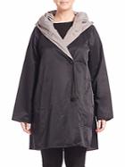 Eileen Fisher Reversible Hooded Coat
