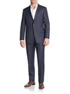 Hickey Freeman Regular-fit Striped Worsted Wool Suit