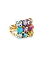 Ippolita Rock Candy Multi-stone 18k Green Gold Cluster Ring