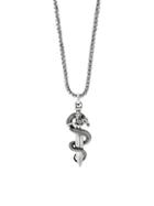 Effy 925 Sterling Silver Sword & Snake Pendant Necklace