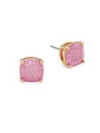 Kate Spade New York Mini Square Pink Turquoise Stud Earrings