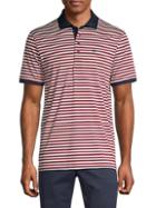G/fore Striped Short-sleeve Polo