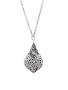 Lois Hill Signature Sterling Silver Pendant Necklace