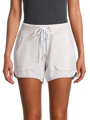 Nanette Lepore Drawstring Cotton-blend Shorts