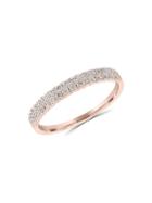 Effy 14k Rose Gold And Diamond Ring