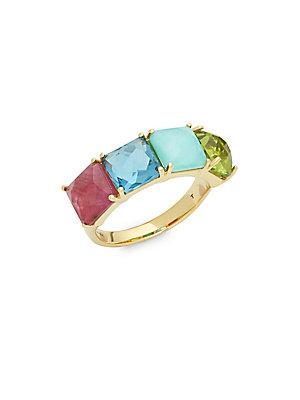 Ippolita Rock Candy Multi-stone And 18k Gold Ring