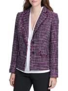 Donna Karan Tailored Tweed Blazer