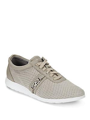 Cole Haan Bria Round Toe Leather Sneakers