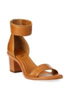 Frye Brielle Leather Block Heel Sandals