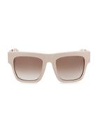 Stella Mccartney 52mm Square Chain Sunglasses