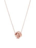 Saks Fifth Avenue 14k Rose Gold Knot Chain Necklace