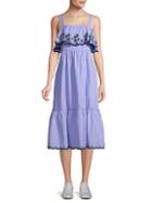Kate Spade New York Daisy Embroidered Maxi Dress