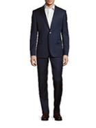 Versace Collection Textured Solid Wool Suit