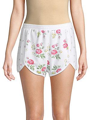 Wildfox Lane Floral-print Shorts