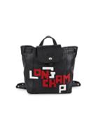 Longchamp Le Pliage Embellished Logo Backpack
