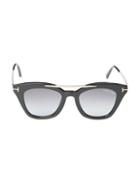 Tom Ford 49mm Squared Cat Eye Sunglasses