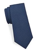 Saks Fifth Avenue Made In Italy Simple Dot Silk Tie