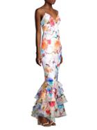 Milly Milan Floral Gown