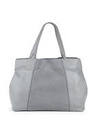 Halston Heritage Leather & Suede Tote