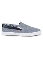 Ben Sherman Percy Faux Leather-trimmed Slip-on Sneakers