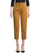 Free People Belted Cropped Pants
