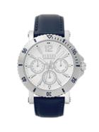 Versus Versace Steenbery Stainless Steel Leather-strap Chronograph Watch