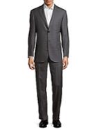 Brioni Checkered Tonal Suit