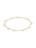 Saks Fifth Avenue 14k Yellow & White Gold Anklet