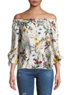 Bailey 44 Printed Off-the-shoulder Top